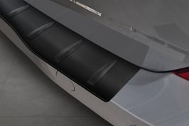 Edelstahl Ladekantenschutz schwarz matt für Ford Transit Custom II und Tourneo Custom II ab Bj. 09/2023