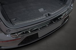 Edelstahl Ladekantenschutz schwarz glänzend für Volvo EX90 SUV ab Bj. 10/2024