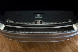 Edelstahl Stoßstangenschutz Ladekantenschutz für Volvo XC60 ab 06/2013-05/2017 graphit schwarz