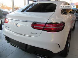 Edelstahl Ladekantenschutz für Mercedes GLE Coupé Crossover ab 2015 - 09/2018