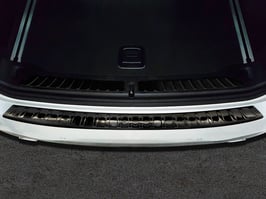 EDELSTAHL Ladekantenschutz graphit schwarz für BMW X3 Typ G01 ab Bj. 10/2017 für "M" Stoßstange