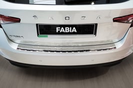 Edelstahl Ladekantenschutz für  SKODA FABIA IV Hatchback 5 türig ab Bj. 09/2021