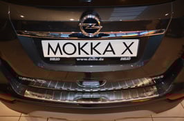Edelstahl Ladekantenschutz für Opel Mokka X ab Bauj. 2016