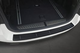 Edelstahl Ladekantenschutz schwarz matt für  BMW 5er Touring Typ G31 Facelift ab Bj. 07/2020-2024