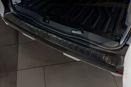 Edelstahl Ladekantenschutz graphit schwarz für RENAULT KANGOO 3 Bauj. ab 05/2021