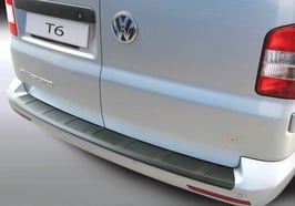 Ladekantenschutz gerippt für VW T6 mit Heck-Flügeltüren ab Baujahr 09/2015 Caravelle / Multivan / Transporter