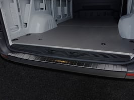 Edelstahl Ladekantenschutz graphit schwarz für Mercedes Sprinter III Typ W907  ab Bj. 05/2018