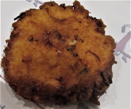 4. Galette de Pommes de Terre (Grumberekichle), Salade, Jambon