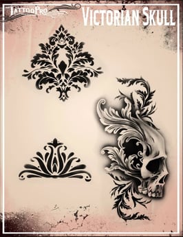 Schablone „Viktorianischer Schädel“