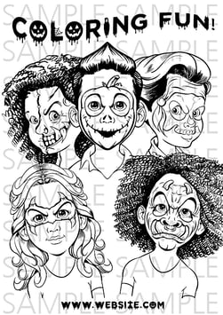 Ausmalbild "Halloween"