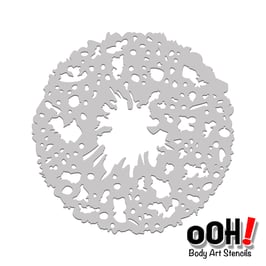 Ooh stencil S15 Blutspritzer