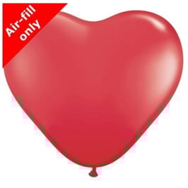 Herzballons Rot (100 Stk)