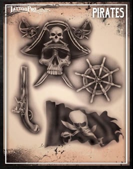 Schablone „Piraten"