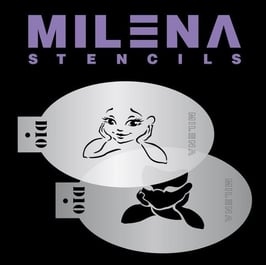 Milena Stencil D10