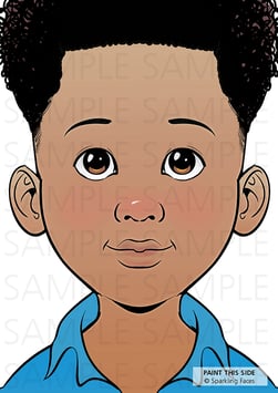 Schminkvorlage Kevin