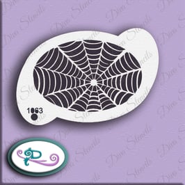 Schablone Spinnennetz
