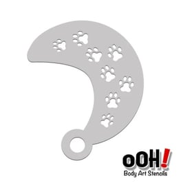 Ooh stencil W28 Welpenfüße