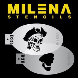 Milena Stencil D38