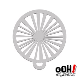 Ooh stencil C31 Weltraumexplosion