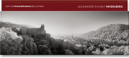Heidelberg Panorama schwarz-weiss