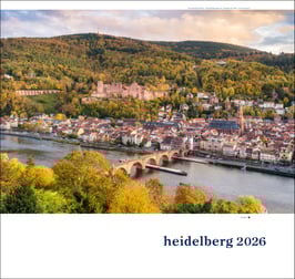 Heidelberg-Foto-Kalender 2026 / grosser Wandkalender