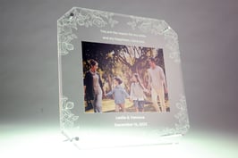 Acrylic Photo Frame Flower 3 (6R size)