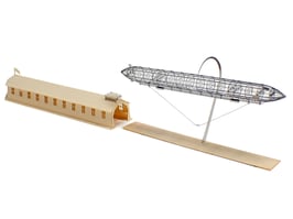 [C004] 1/1000 Zeppelin LZ1 with wooden hangar