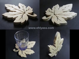 Dessous de verre / plat Feuille d'érable