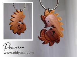 Porte-clé Hérisson (profil)