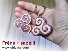 Porte-clés Triskell (2 bois)