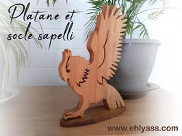 Sculpture Hibou grand duc (grand format)