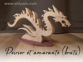 Sculpture Grand Dragon volant ou nageant
