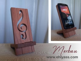 Support de portable Clé de sol thème Musique