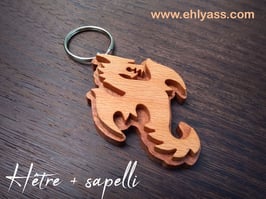 Porte-clés Dragon (2 bois)