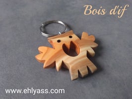 Porte-clé Hibou (plusieurs bois et versions)