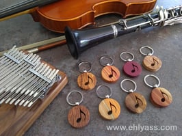 Porte-clé Croche note de musique