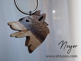 Porte-clé Chien Border collie sculpté