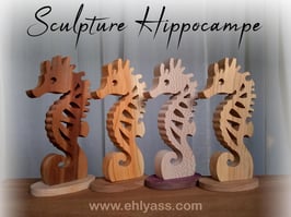 Sculpture Hippocampe (plusieurs bois)