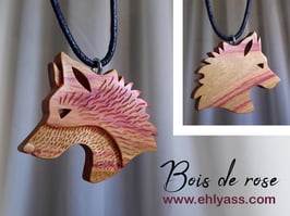 Amulette Loup sculpté