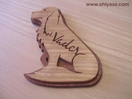 Plaque de porte Épagneul