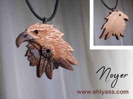 Amulette Shaman indien Totem Aigle