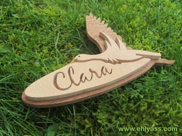 Plaque de porte Cigogne