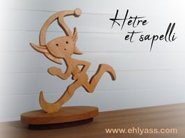 Sculpture Lutin courant