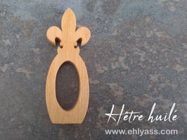 Rond de serviette Fleur de Lys (épais)