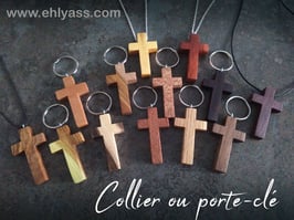 Porte-clé Croix chrétienne