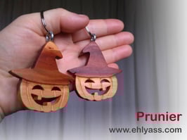 Porte-clé Citrouille d'Halloween