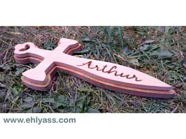 Plaque de porte Épée