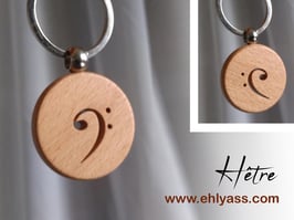 Porte-clé Musique Clé de Fa