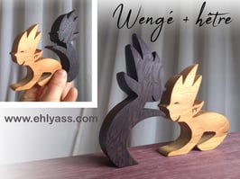 Sculpture Deux Lutins coquins