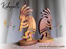 Sculpture petit Kokopelli